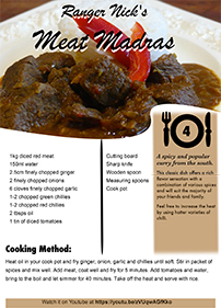 Meat Madras Recipe