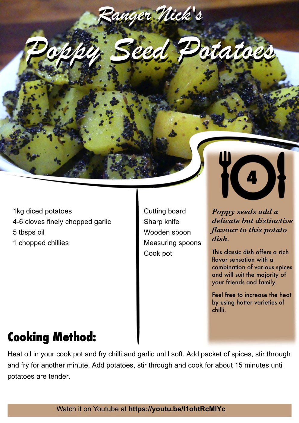 Poppy Seed Potatoes Recipe